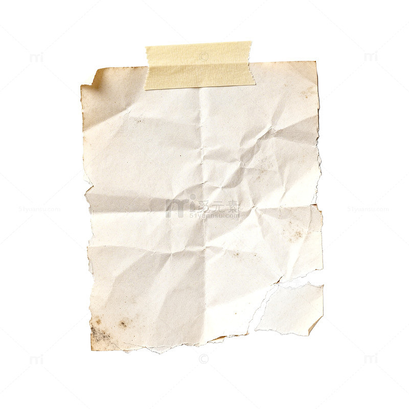 破旧纸片质感背景素材