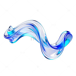 流动玻璃艺术矢量图案
