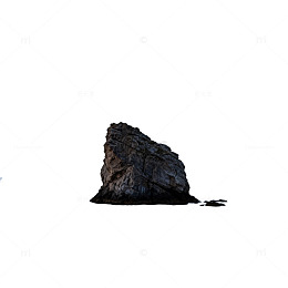 孤石静立海景