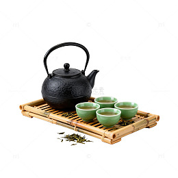 简约茶具静物