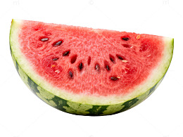 西瓜切片水果特写