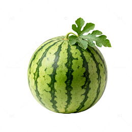 清新夏日西瓜特写