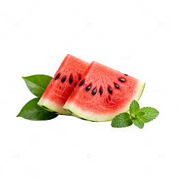 清新西瓜切片美食片