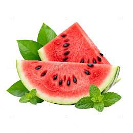 清新西瓜薄荷夏日水果