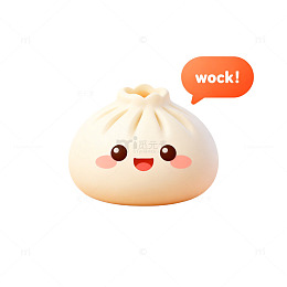可爱包子卡通形象设计图