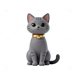 可爱卡通猫咪插画
