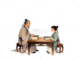 古风教学插画