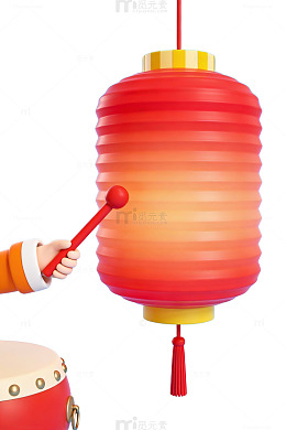 卡通红灯笼鼓点82