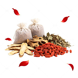 中药材养生茶素材