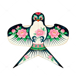 传统鸟形风筝设计图