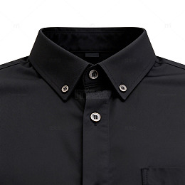 黑色衬衫正装细节展示