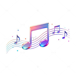 多彩音符艺术图标