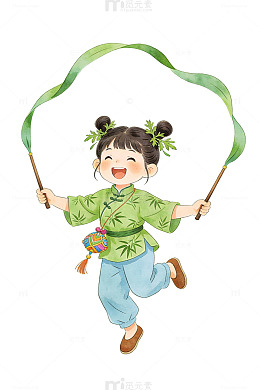 端午节卡通女孩16