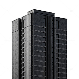 现代建筑高楼大厦模型设计素材