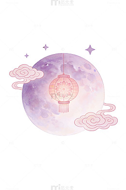 中秋月夜灯笼图57