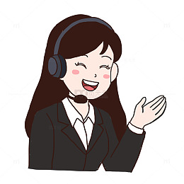 收获卡通五一客服免抠元素