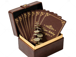 金色边框生日贺卡11