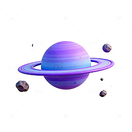 梦幻星系太空插画