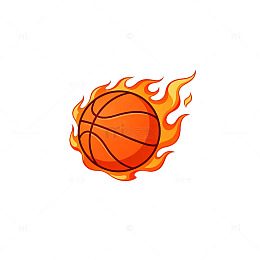 火焰篮球运动图标