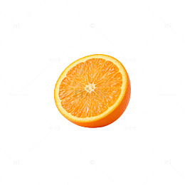 简洁风格橙子截面素材