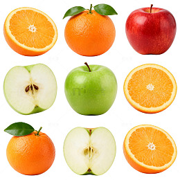 新鲜水果拼接图