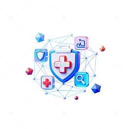科技医疗网络设计元素