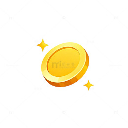 金币闪耀素材