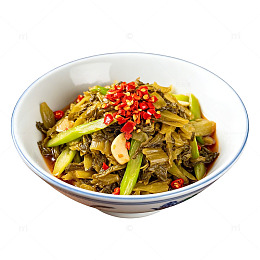 中式家常菜腌制蔬菜盘