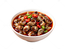 麻辣炒田螺美食图片
