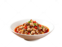 香辣花螺美食片