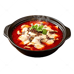麻辣水煮鱼砂锅美食