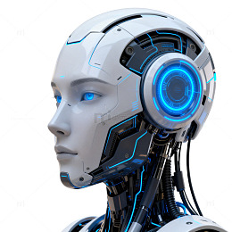 未来感高科技机器人设计图