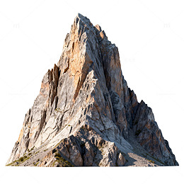 峻峰巍峨山水景观模型