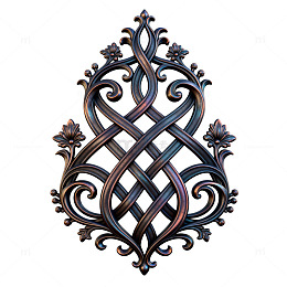 金属雕花装饰艺术品