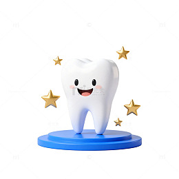 可爱卡通牙齿形象设计素材