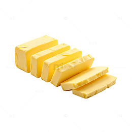 黄油切片插画素材