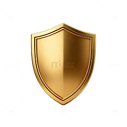 金盾保护图标设计素材