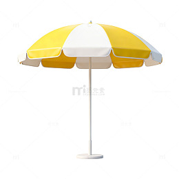 夏日沙滩遮阳伞