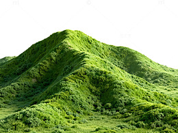 翠绿山丘风光自然风景