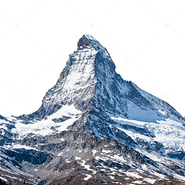 雪山巅峰壮丽景