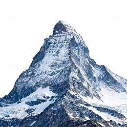 雪山巅峰壮丽景象