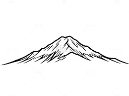 简约山峰线条图案