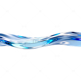 流动水波抽象艺术图像