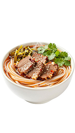 一碗牛肉酸菜面图片