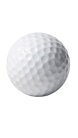 白色高尔夫球特写图片