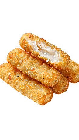 金黄酥脆的炸奶酪条图片