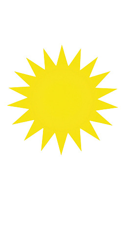 黄色太阳形状图案图片