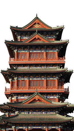 中国古代多层木质楼阁建筑