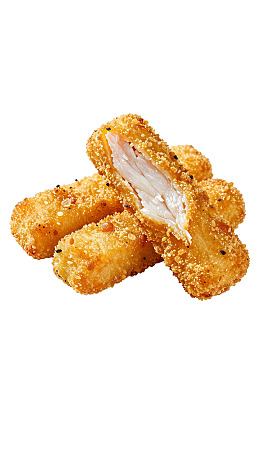 金黄酥脆的炸鱼条图片