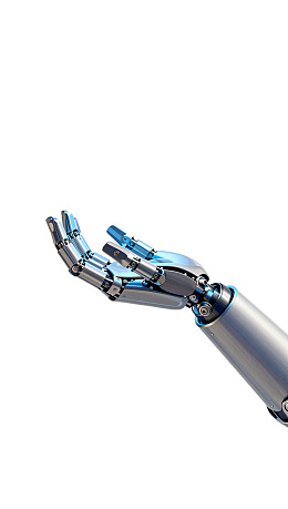 机械手伸展展示未来科技